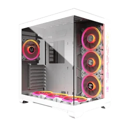 M.RED Crystal Sea Blanc  - MT/Sans Alim/ATX-Seconde Vie