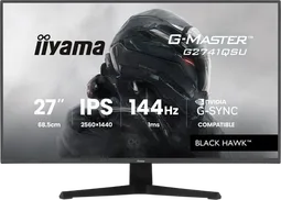 Iiyama G-Master G2741QSU-B1 - 27" QHD 144Hz IPS 1ms Adaptive Sync G-Sync