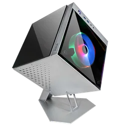 Azza Cube mini 805G silver - mT/Sans Alim/ITX
