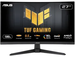 Asus TUF Gaming VG27WQ3B - 27" CURVE QHD 180Hz 1ms Fast-VA HDR FreeSync