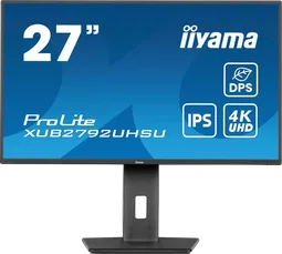 Iiyama PROLITE XUB2792UHSU-B6 - 27" 4K 60Hz IPS 4ms Pivot USB-C HP économie d'énergie dynamique