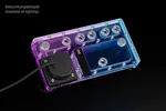 Alphacool Core Distro Plate 240 gauche V.2 avec pompe D5 Apex, miniature 2