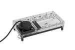 Alphacool Core Distro Plate 240 gauche V.2 avec pompe D5 Apex, miniature 1