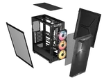 Corsair 3200D RS ARGB Smoke Noir - MT/Sans Alim/ATX, miniature 7