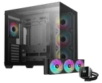 Deepcool CG530 4F Noir - MT/Sans Alim/ATX + MYSTIQUE 360 ARGB - Noir - 360mm, miniature 1