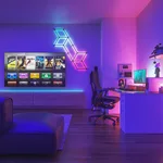 Nanoleaf Lines Skin Noir Mate - 9 pièces, miniature 4