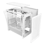 NZXT H3 Flow Blanc - MT/Sans Alim/mATX, miniature 2