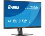 Iiyama XUB3297QSNP-B1 - 32" QHD 100Hz IPS KVM RJ45 Dock USB-C 95W, miniature 1