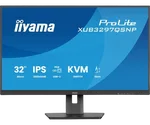 Iiyama XUB3297QSNP-B1 - 32" QHD 100Hz IPS KVM RJ45 Dock USB-C 95W, miniature 2