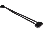 Alphacool Splitter aRGB 3pin 5V vers 2x 3pin 5V - 15cm Noir, miniature 2