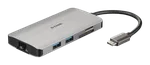 D-Link 8 Ports - USB-C vers HDMI/Eth/USB/USB-C/microSD/SD, miniature 1