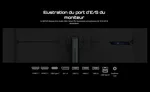 Gigabyte M27UP - 27" 4K 160Hz ou FHD 320Hz Fast-IPS USB-C KVM Pivot HP FreeSync Premium Pro, miniature 6