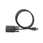 Câble Noir AD-USB-SERIAL-DB9 mâle - USB, miniature 1
