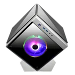 Azza Cube mini 805G silver - mT/Sans Alim/ITX, miniature 3