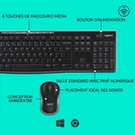 Logitech Wireless Desktop MK270, miniature 2