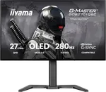 Iiyama G-Master GOB2701QSC-B1 - 27" Tandem WOLED QHD 280Hz USB-C 65W Pivot Compatible G-SYNC, miniature 1