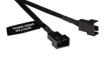 Alphacool Splitter PWM 2x 4 Pin - 15 cm Noir, miniature 1