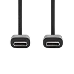 Nedis Câble USB-C vers USB-C 60 W - 1m - Noir, miniature 2