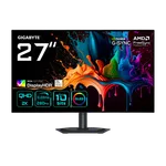 Gigabyte MO27Q28G - 27" WOLED QHD 280Hz Pivot HP USB-C Compatible G-Sync, miniature 1