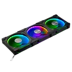 Phanteks D30 PWM Regular Airflow D-RGB - Pack 3x140mm - Noir, miniature 1