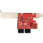 StarTech PCI-E - 4 Ports SATA - 4P6G-PCIE-SATA-CARD, miniature 5