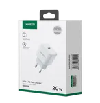 UGREEN Mini chargeur rapide secteur 20W - USB-C - Blanc, miniature 2