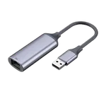 VALUE Convertisseur USB-A vers RJ45 - 0,13m - Gris, miniature 1