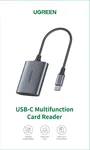 UGREEN Lecteur USB-C vers cartes SD et MicroSD - 512G - Gris, miniature 2