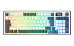 The G-LAB Keyz Elite 450 écran LCD - Mécanique - Sans-Fil - RGB - Blanc/Bleu, miniature 6