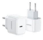 UGREEN Mini chargeur rapide secteur 20W - USB-C - Blanc, miniature 1