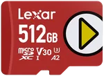 Lexar Micro SDXC 512Go Class 10 U3 V30 A2 LMSPLAY512G-BNSNG, miniature 1