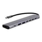 T'nB iClick Hub USB-C - 8 ports - Gris, miniature 5