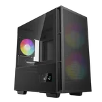 Deepcool CH360 DIGITAL Noir - GT/Sans Alim/Micro-ATX, miniature 1