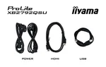 Iiyama Prolite XB2792QSU-B1 - 27" QHD 120Hz IPS 3ms Pivot Adaptive Sync FreeSync, miniature 14