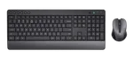 Trust Trezo - Clavier/Souris/Noir/Sans fil, miniature 2