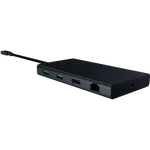 Razer USB-C Dock - Noir - 1xHDMI/RJ45/2xUSB-C/4xUSB-A/Audio Jack/Lecteur de cartes, miniature 3
