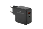 Bluestork Chargeur GaN 65W 2 ports - USB-C/USB-A - Noir, miniature 1