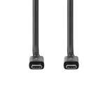 Nedis Câble USB-C 4.0 mâle/mâle - 240W - 2m - Noir, miniature 2