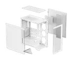 Deepcool CG580 4F Blanc - MT/Sans Alim/ATX, miniature 11