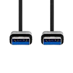 Nedis Câble USB-A mâle/mâle - 2m - Noir, miniature 2