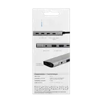 T'nB iClick Hub USB-C - 8 ports - Gris, miniature 4