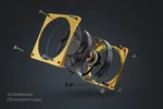 Alphacool Apex Stealth Metal 120mm - 3000rpm Blanc, miniature 6
