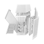 NZXT H9 Flow RGB+ Blanc - MT/Sans Alim/E-ATX, miniature 4