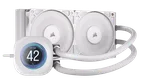Corsair NAUTILUS 240 RS LCD - 240mm - Blanc, miniature 1