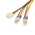 StarTech Doubleur Alimentation pour ventilateur 3 pins - 30cm, miniature 1