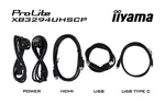 Iiyama Prolite XB3294UHSCP-B1 - 31,5" 4K 60Hz VA 2ms Pivot Adaptive Sync FreeSync, miniature 11