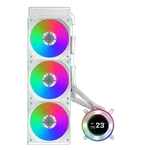 Lian-Li Hydroshift II LCD-C 360CL ARGB Blanc, miniature 2