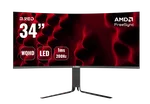 M.RED OptiSync 34 - 34" CURVE UWQHD 200Hz LED 1ms FreeSync Compatible G-Sync, miniature 1