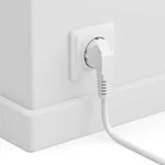 Compatible Câble d'alimentation (CEE 7 vers C13) - 2m Blanc, miniature 4