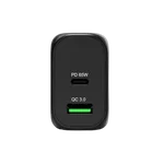 Port Chargeur mural GaN 65W - 2 ports + Câble USB-C 2m, miniature 6